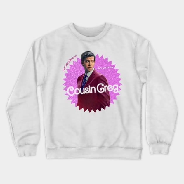 Cousin Greg Succession Barbie Crewneck Sweatshirt by matildailda